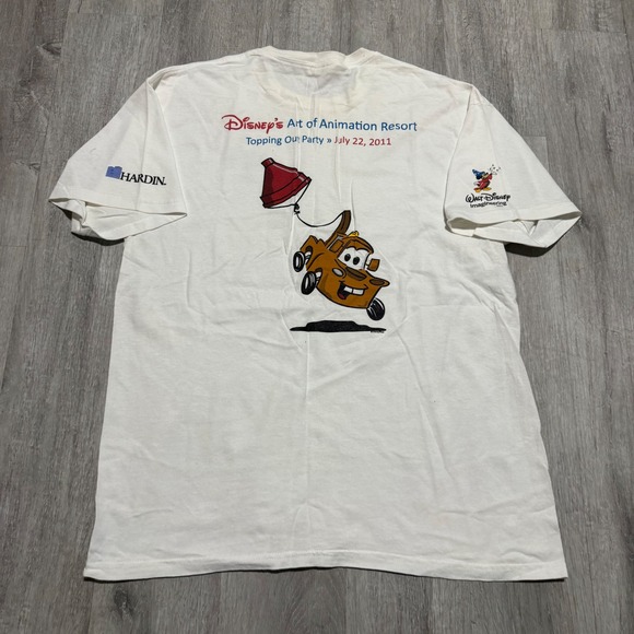 Gildan Other - Disney Art of Animation Resort Topping Out Party 2011 Mater T-Shirt Mens Large